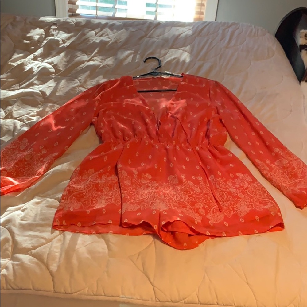 Long sleeve romper
